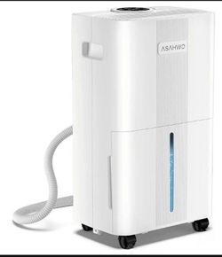 Asahwo Dehumidifier for Home,Basement,Bathroom, Bedroom 21 Pint 1600 Sq ft Portable Quiet Small Dehumidifiers with Drain Hose Intelligent