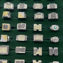 Men Rings Silver $50 Any Ring / Anillos De Plata Para Hombre Cualquier Anillo $50!