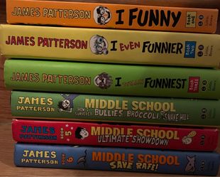 James Patterson’s Middle School & I Finny books