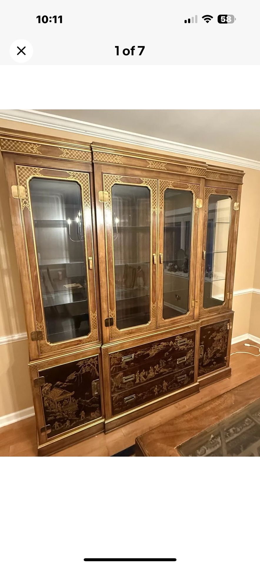 Chinoiserie China Cabinet