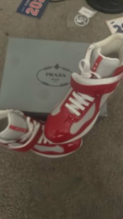 Red Mid Top Prada