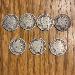 Barber Dimes!!  Different Dates 