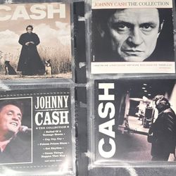 4 Johnny Cash Cd's 