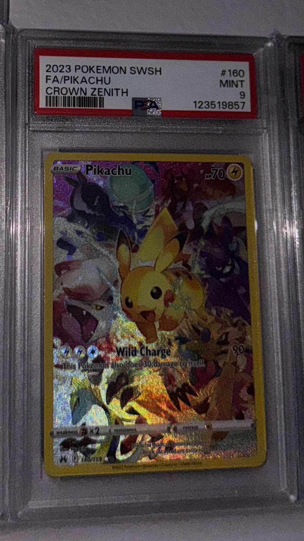 Subquential Psa 9- Pikachu, Sleepy Mew, Charmander