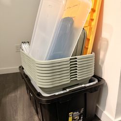 Storage Bins, Moving Boxes
