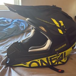 2 SRS Spyde Helmet Black/Neon Yellow