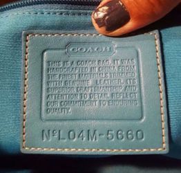 2005 COACH bag Limited Edition