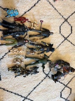 Random action figures lot, Star Wars, Batman, Predator, NECA, Spawn