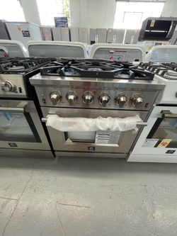 FORNO 30” Massimo 5 Burners Freestanding Gas Range / 2 Years Warranty