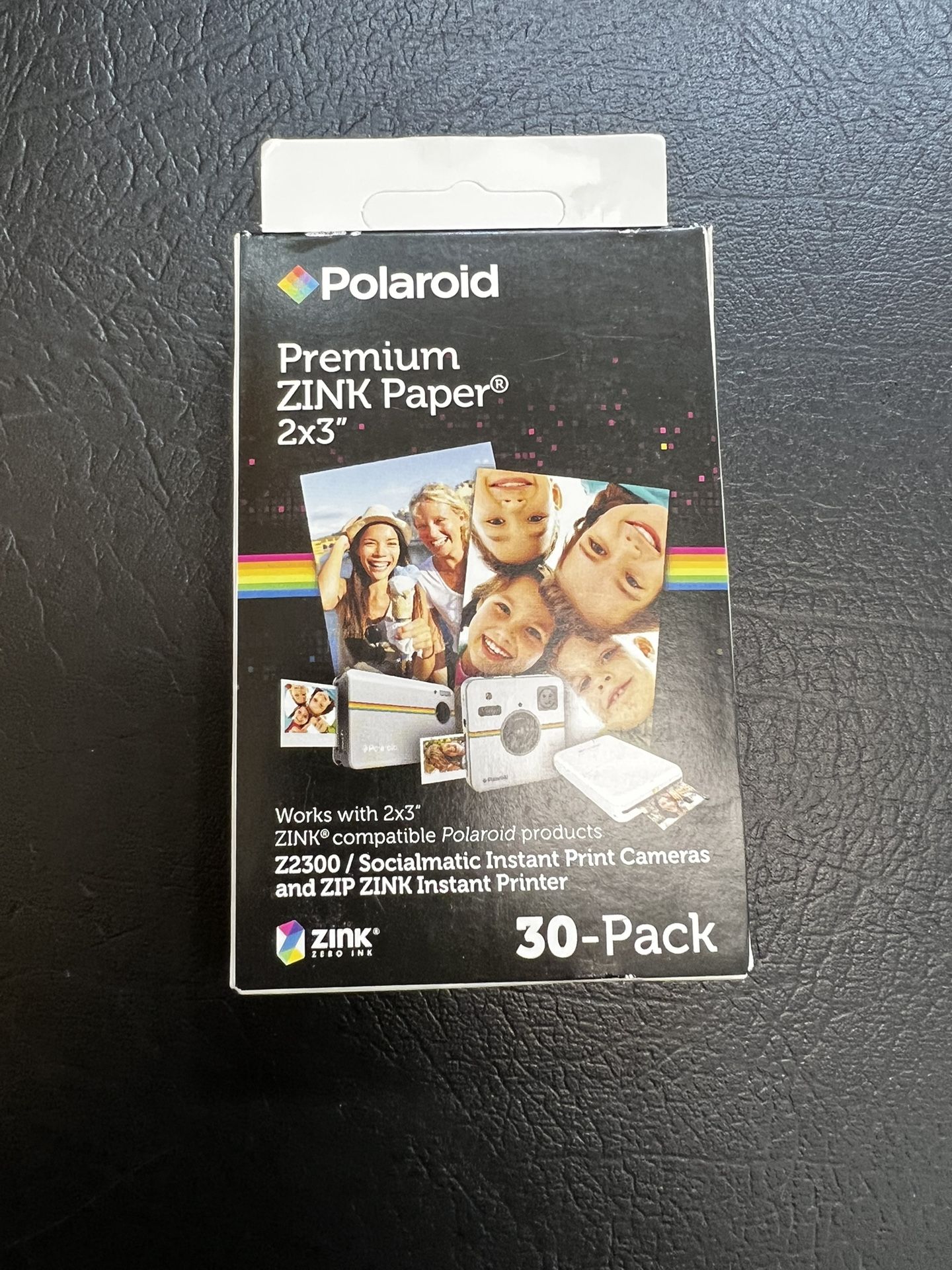 30 Sheets Pack Polaroid ZINK Photo Paper Camera Film 2x3 Inch Snap Z2300 New