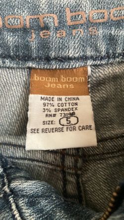 Boom boom jeans, size 5