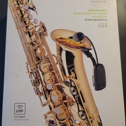 Shidu U16 Black Multi-Function Musical Instrument UHF Wireless Microphone 

