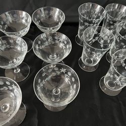 Moon  Star And  Leaf Ppattern Dinner Wear