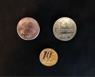 Lot of old Brazilian coins