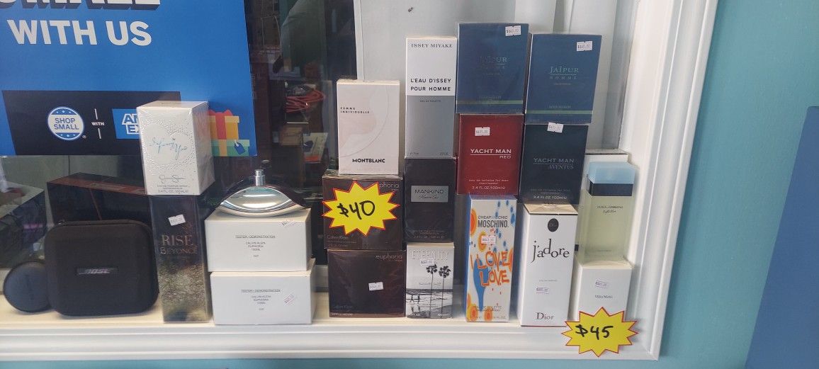 Perfume Sale! All 100% Authentic! Come See Our Selection And Prices