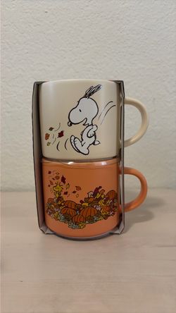 Peanuts Snoopy Fall Stackable Mug Set
