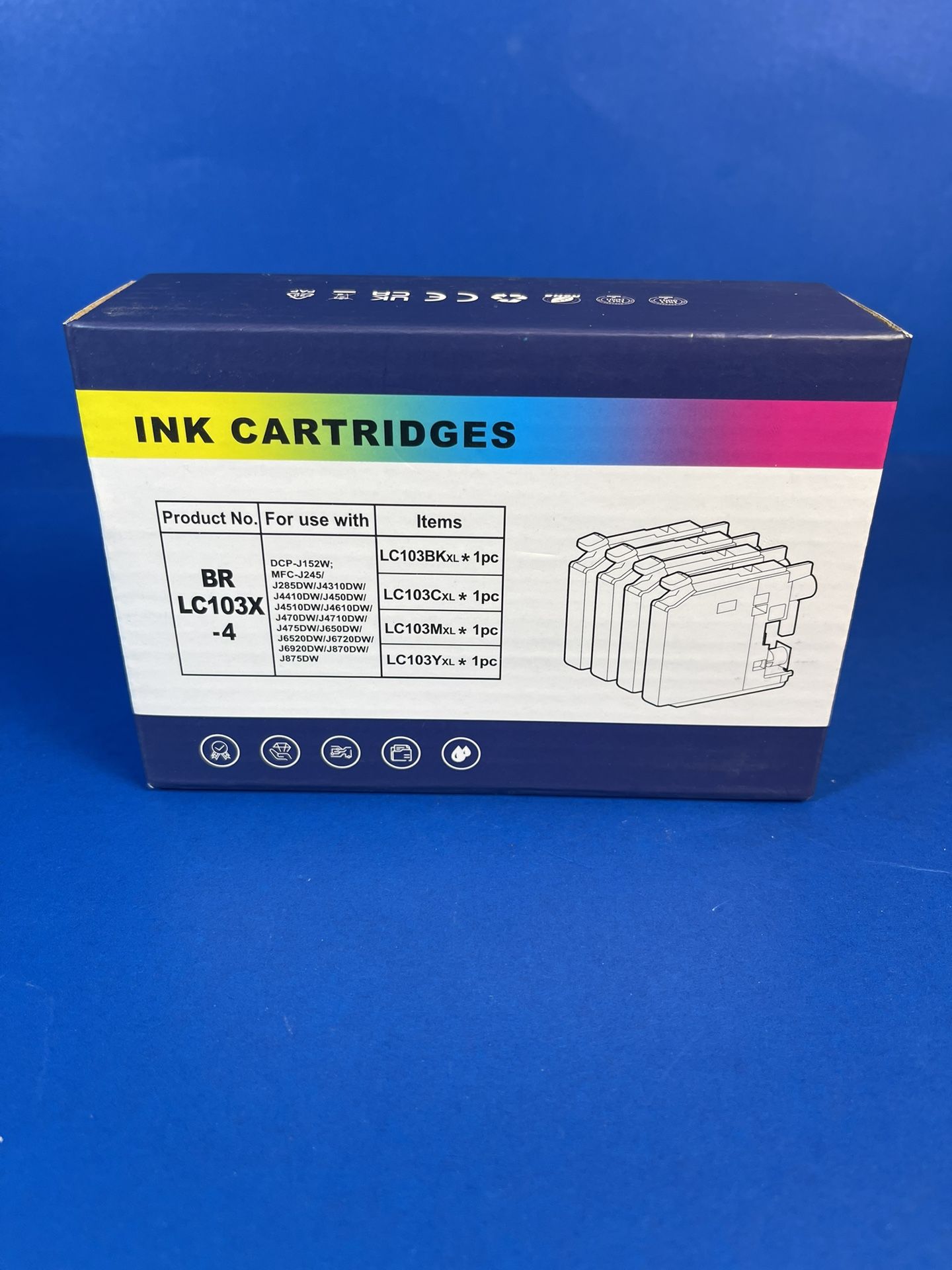 BR LC103XL Ink Cartridges Set for Brother Printers