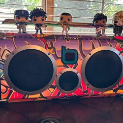 Bumpboxx Bluetooth Portable Speaker Boombox Flare8 NYC Graffiti.