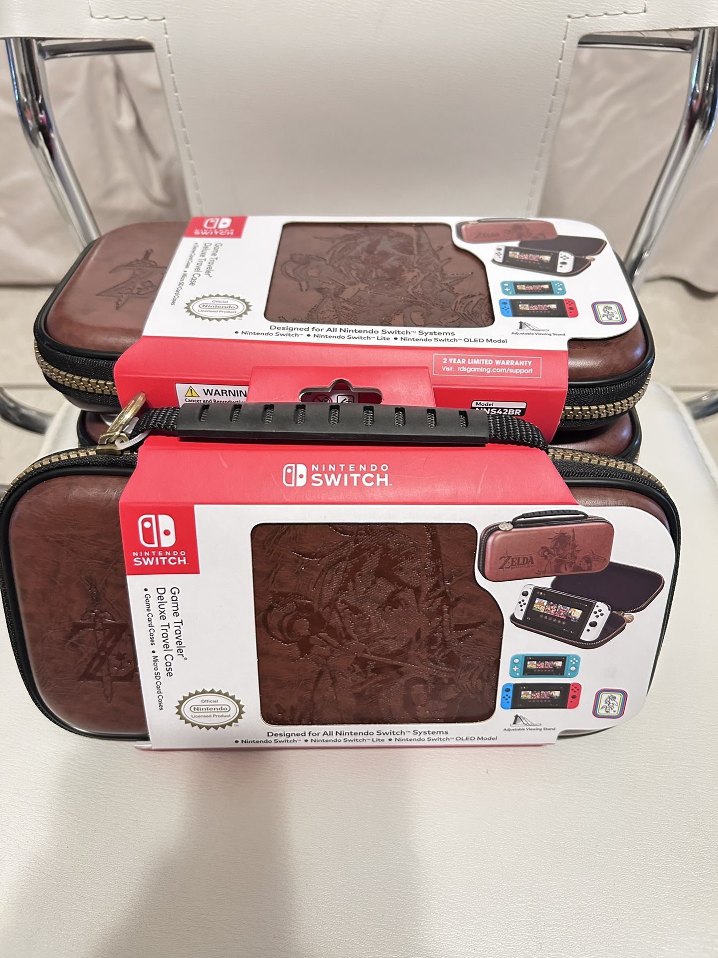 Cokem International Ltd. Nintendo Switch Lite Game Traveler Deluxe Travel Case - The Legend of Zelda, Brown - Nintendo Switch