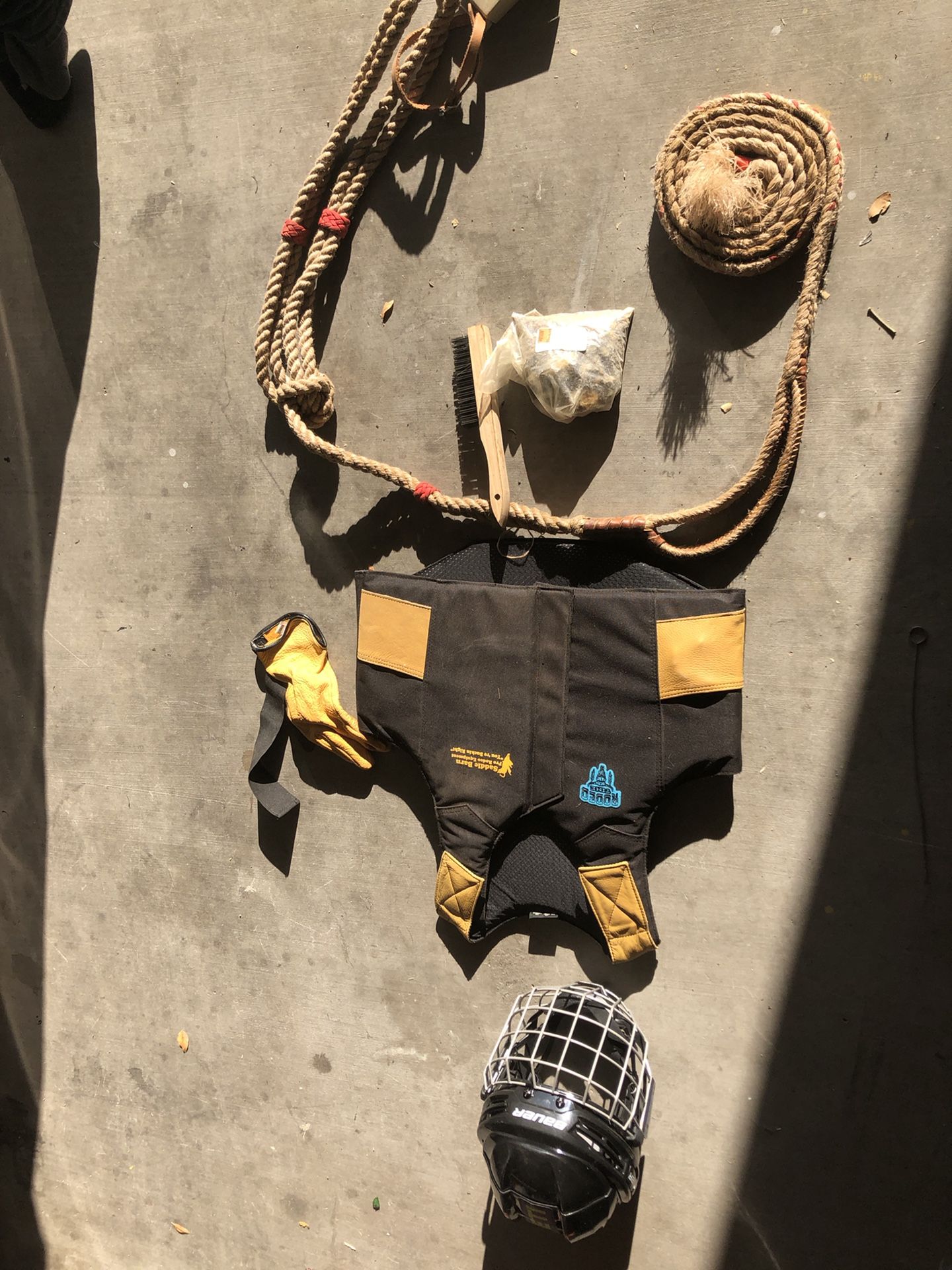 Bull riding gear