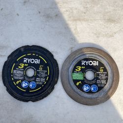 RYOBI 3 in. Multi-Material Cut-Off Wheel Set