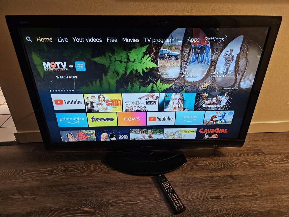 Sharp AQUOS 55" Smart TV  w Included Amazon Fire TV Stick - 120hz Gaming/Sports - 5 HDMI - Dolby Surround Sound (MSRP $2,000)