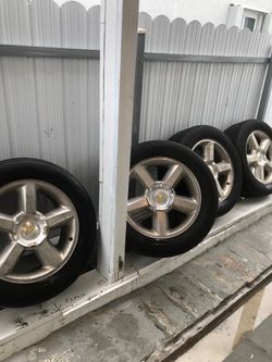 Chevy tahoe rims and tires
