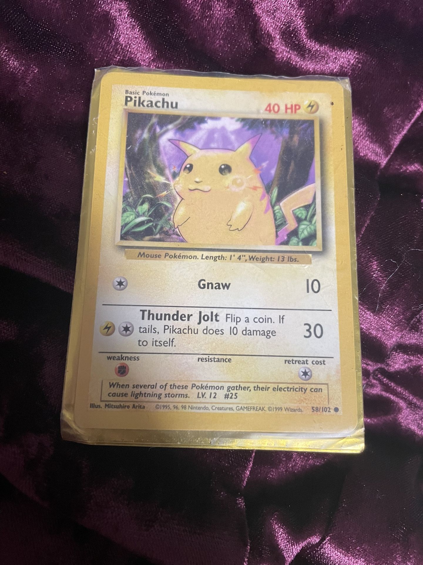 Pikachu 1995-99 Yellow cheeks