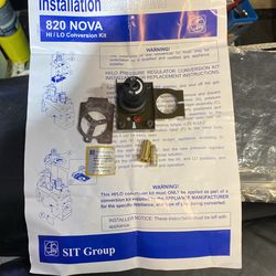 SIT Natural Gas Fire Place Conversation Kit Valve
