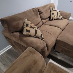 Couch, Chair & Ottoman 