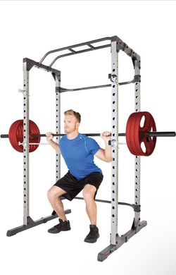 Squat Rack With x4 Plate Holders