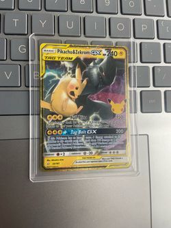 Zekrom and pikachu 30th celebrations anniversary pokemon card