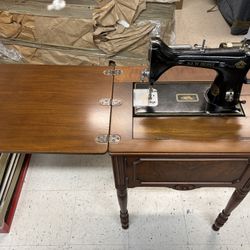 Singer Sewing Machine With Table