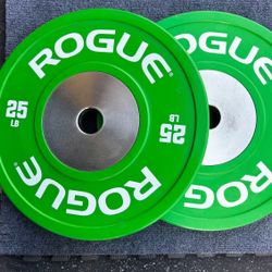 Rogue Fitness Colored Plates (50LBs)