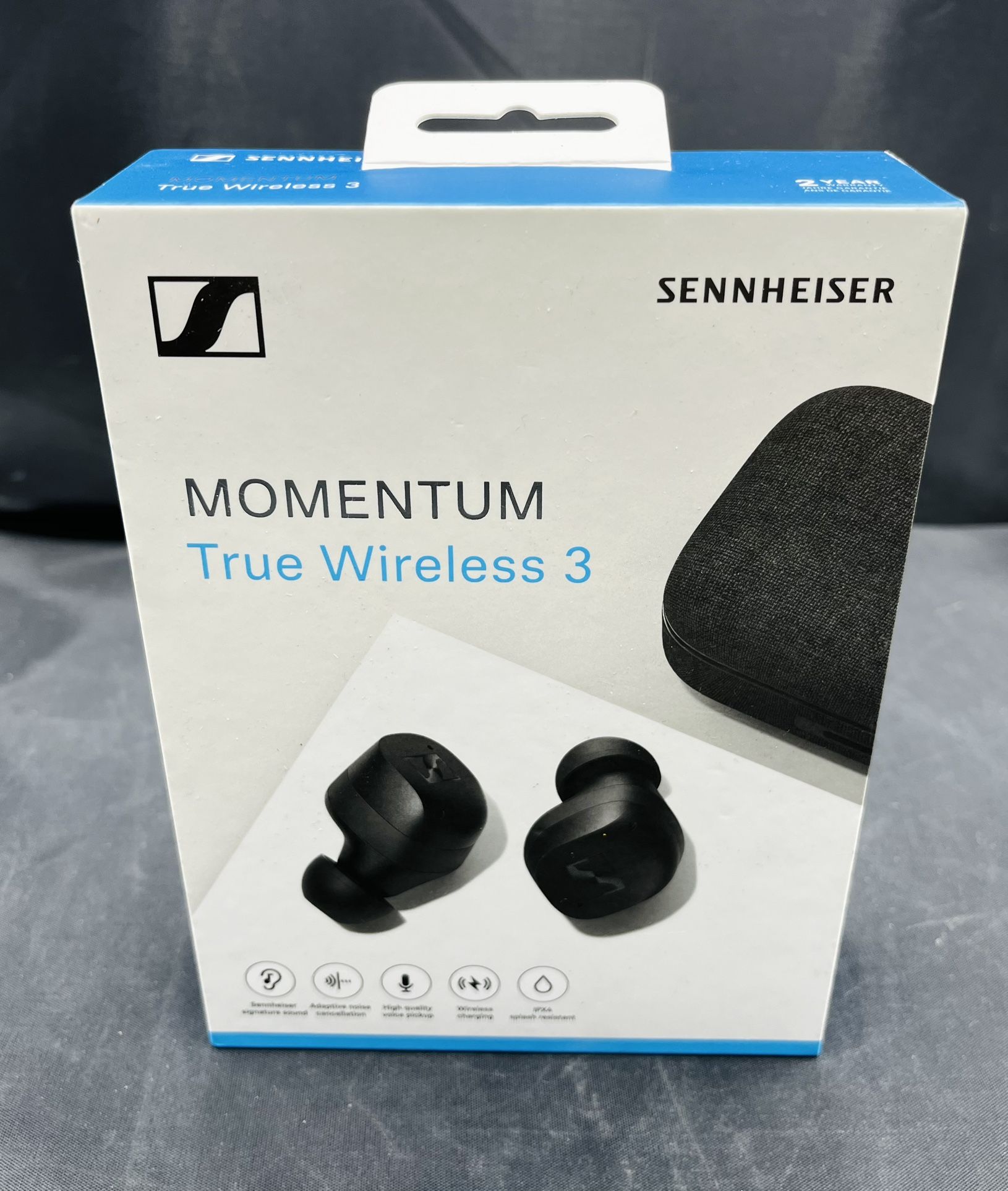 Sennheiser - Momentum 3 True Wireless ANC Earbuds Graphite- New Factory Sealed*1