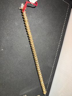 Diamond tennis bracelet 14k