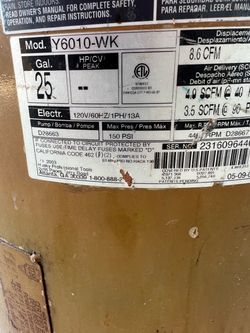 Husky compressor