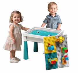 2 Sensory and Lego toddler table with adjustable height