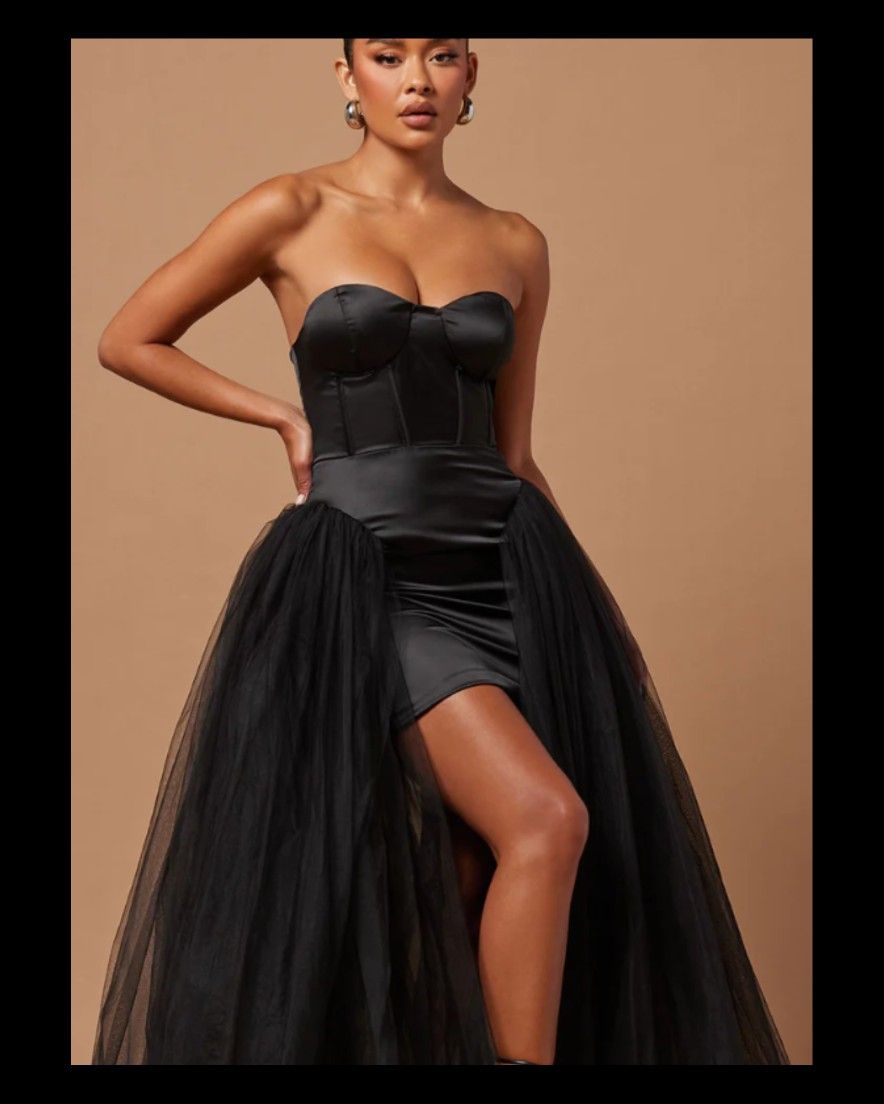Corset Satin Gown