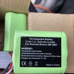 Rechargeable Battery For A Roomba Batavia Robot Vacuum 