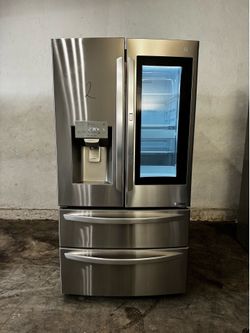 LG four doors stainless steel refrigerator