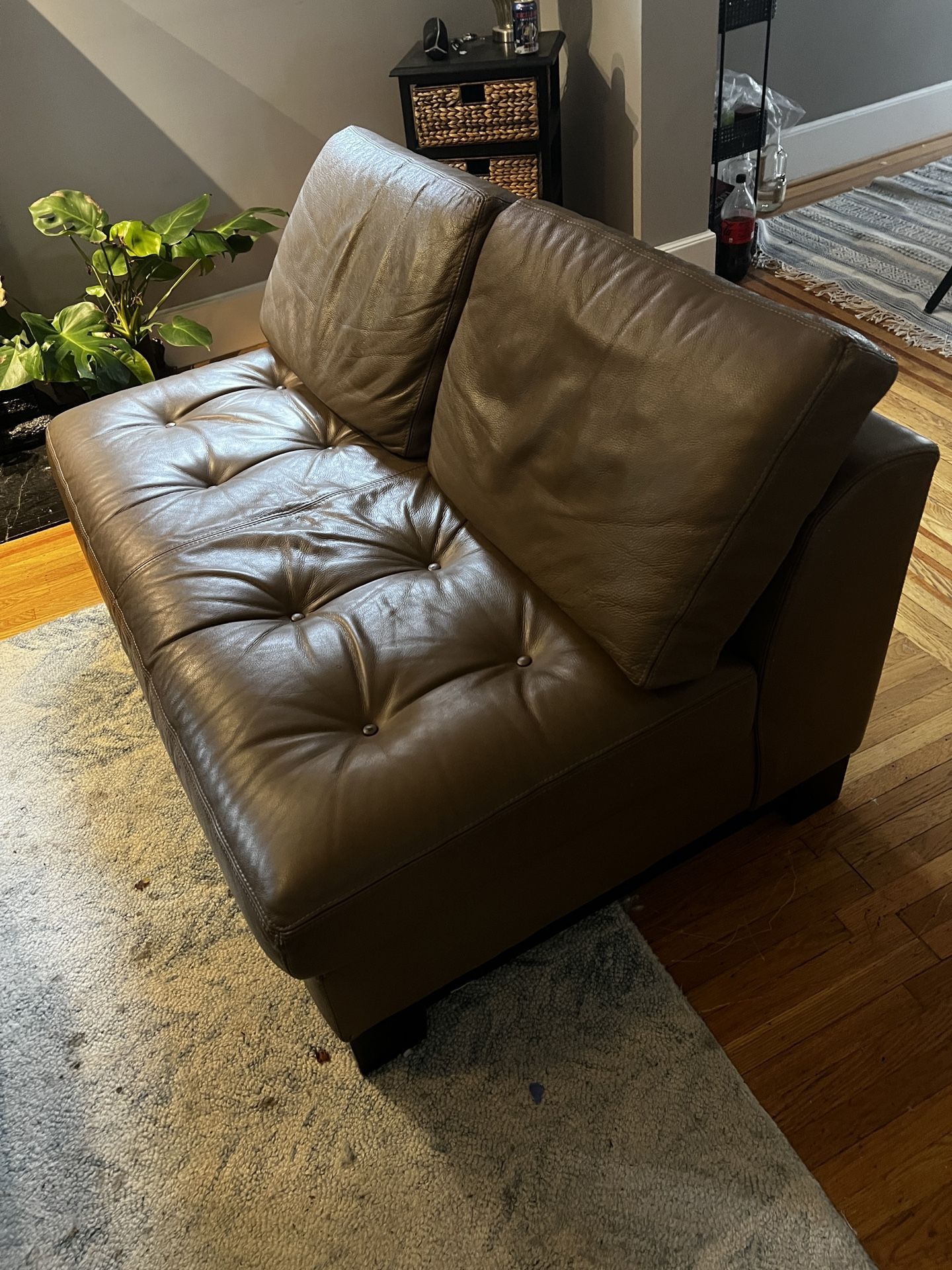 Luxury Leather Couch Two Seater