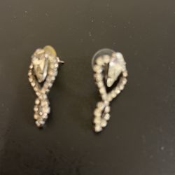 Vintage Rhinestone Earrings 
