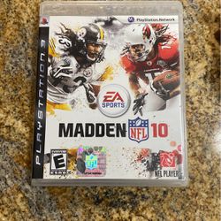 Madden NFL 10 (Sony PlayStation 3/PS3, 2009)