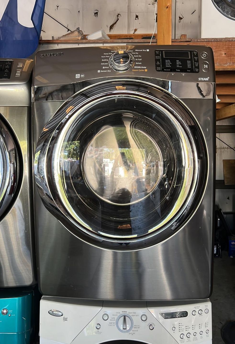 Samsung Front Load Electric Dryer Grey XL Capacity