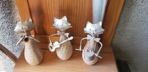 Vintage 1990s Cat Folk Art