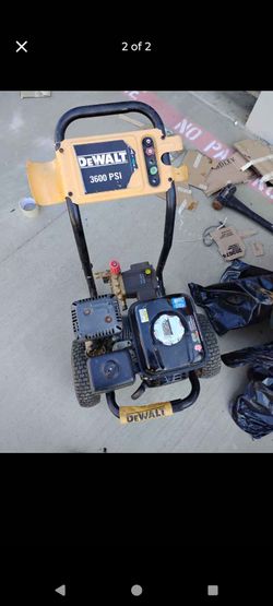 3600 psi DeWalt pressure washer $399