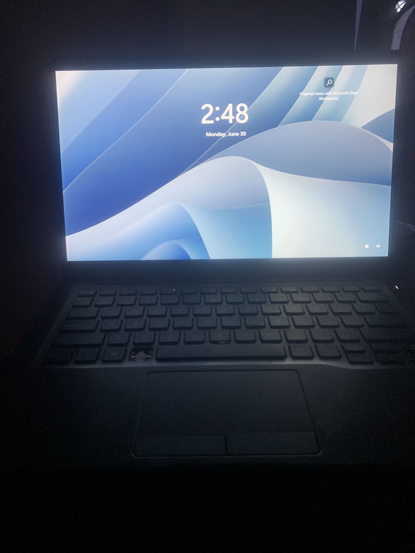 Dell Computer used works great one un useful key missing thats it