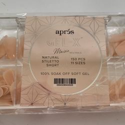 Apres - Natural Stiletto Short - 150 pcs
