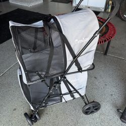 Pet Stroller Carrier Double Removable 